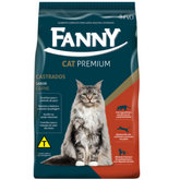 Ração Fanny Cat Sabor Carne Para Gatos Adultos Castrados 10kg